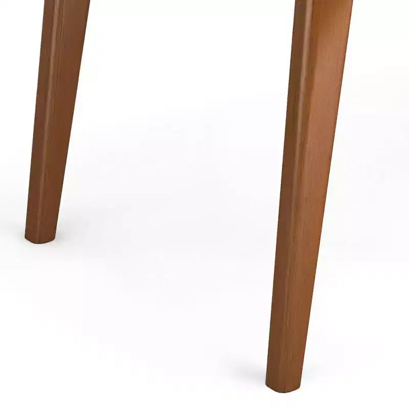 Tavolo da pranzo rettangolare Tierney stile metà secolo, marrone teak - WyndenHall