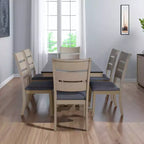 Home Design Set da pranzo Talon 7 pezzi grigio