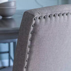 Set da pranzo Powell Barnes altezza bancone 5 pezzi grigio