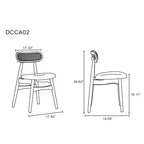 Manhattan Comfort Set da pranzo rettangolare 7 pezzi Rockaway e Colbert 70.86", naturale/farina d'avena: chic industriale, legno di frassino, 6 sedie