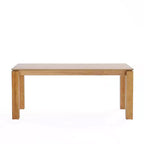 Manhattan Comfort Set da pranzo rettangolare 7 pezzi Rockaway e Colbert 70.86", naturale/farina d'avena: chic industriale, legno di frassino, 6 sedie