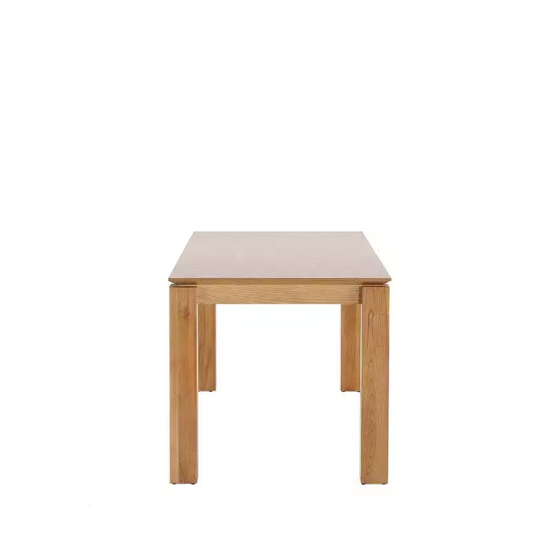 Manhattan Comfort Set da pranzo rettangolare 7 pezzi Rockaway e Colbert 70.86", naturale/farina d'avena: chic industriale, legno di frassino, 6 sedie