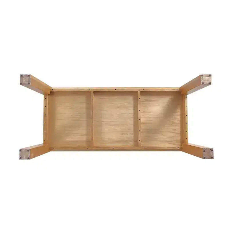 Manhattan Comfort Set da pranzo rettangolare 7 pezzi Rockaway e Colbert 70.86", naturale/farina d'avena: chic industriale, legno di frassino, 6 sedie