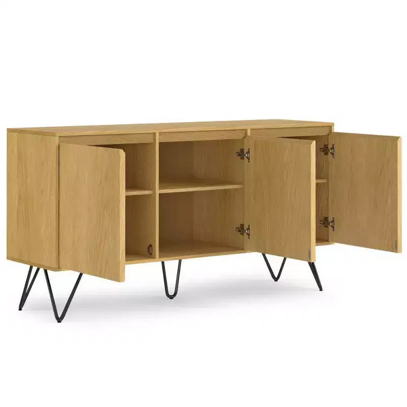 WyndenHall Moreno Buffet Consolle Impiallacciato Rovere