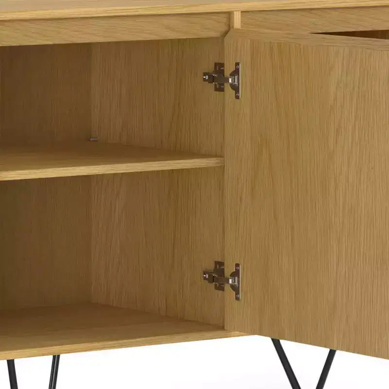 WyndenHall Moreno Buffet Consolle Impiallacciato Rovere