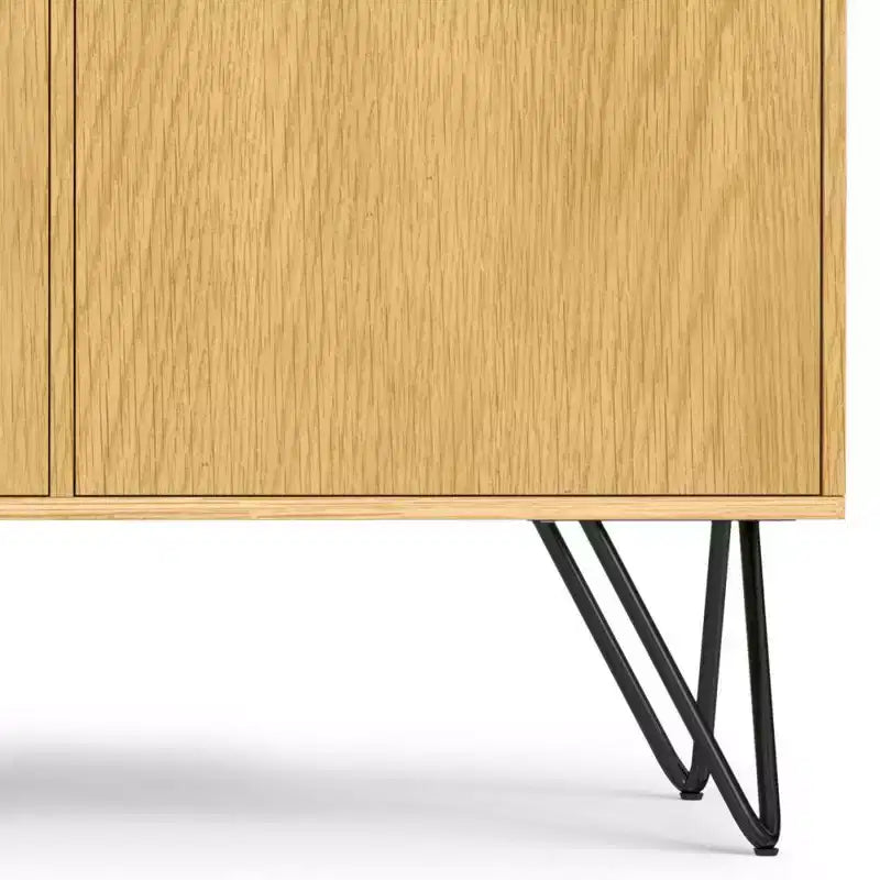 WyndenHall Moreno Buffet Consolle Impiallacciato Rovere