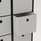 Cassettiera Verticale Alta a 6 Scomparti in Tessuto con Telaio Nero - Room Essentials™ (Montaggio richiesto)