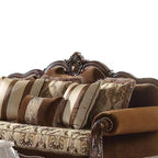 Divano Jardena 89": Braccioli Arrotondati, Gambe Queen Anne, Borchie decorative - Acme Furniture