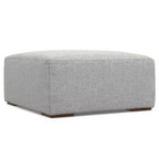 Divano a 2 posti con pouf WyndenHall Biggs Grigio Chiaro