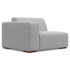 Divano a 2 posti con pouf WyndenHall Biggs Grigio Chiaro