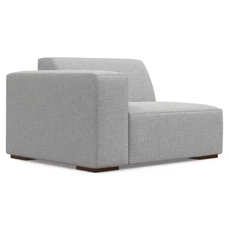 Divano a 2 posti con pouf WyndenHall Biggs Grigio Chiaro
