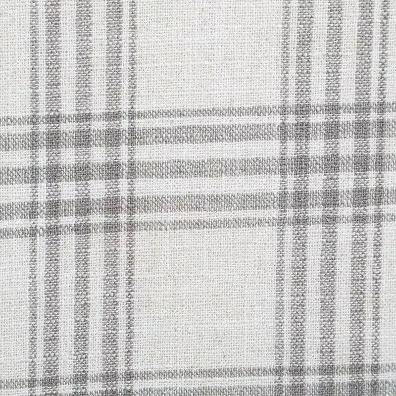 Breighton Home Prendete Posto Poltrona Accent Churchill con Ottomana in Plaid Grigio