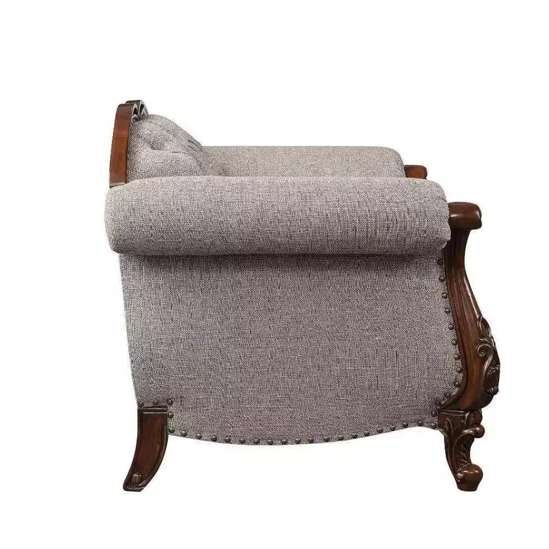Divano Miyeon di Acme Furniture, Finitura Ciliegio