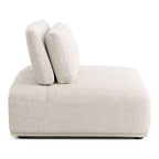 HOMES: Inside + Out Poltrona modulare moderna senza braccioli Povoa in Boucle con schienale estensibile Beige