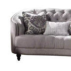 Divano Acme Furniture Saira grigio chiaro