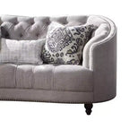 Divano Acme Furniture Saira grigio chiaro