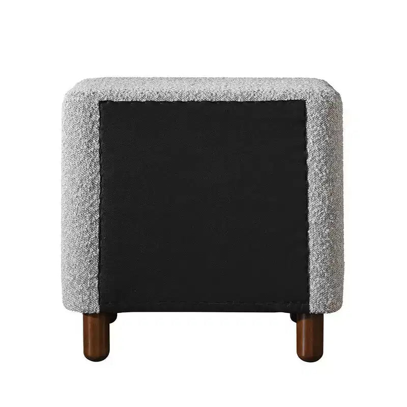 Comodini Cleo 20" in boucle grigio - Acme Furniture