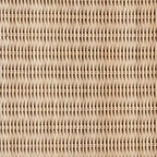 Bali & Pari Lanica Comodino a 3 cassetti in rattan, marrone chiaro