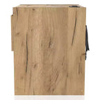 HOMES: Inside + Out Comodino Wellsgate Moderno a 1 Cassetto con Prese di Corrente Quercia Chiara