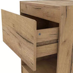 HOMES: Inside + Out Comodino Wellsgate Moderno a 1 Cassetto con Prese di Corrente Quercia Chiara