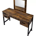 Acme Furniture Juvanth Tavolo da Trucco Rovere Rustico/Nero