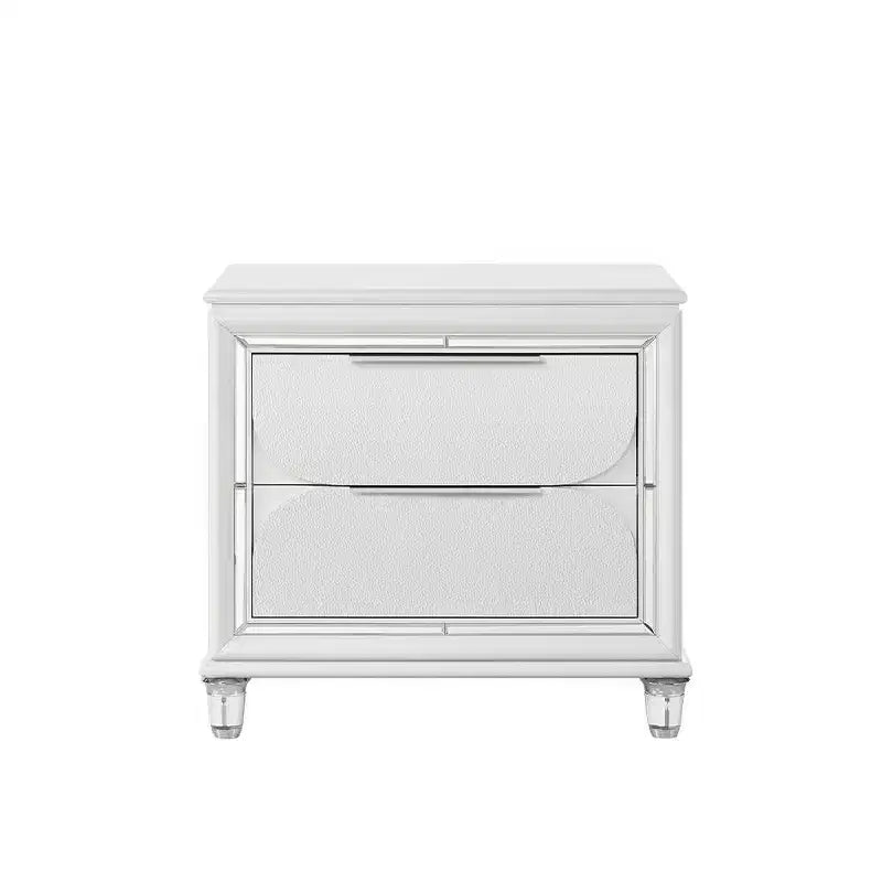 30.32" Tarian Nightstand Pearl White Finish - Acme Furniture