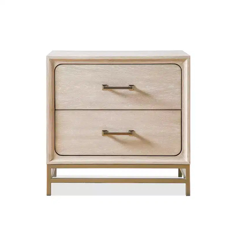HOMES: Inside + Out Comodino Neovesi Boho con 2 Cassetti Rovere