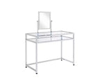Acme Furniture Coleen Vanity Table Chrome Finish