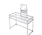 Acme Furniture Coleen Tavolino da Trucco Finitura Cromata