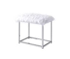 Acme Furniture Coleen Tavolino da Trucco Finitura Cromata