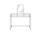Acme Furniture Coleen Tavolino da Trucco Finitura Cromata