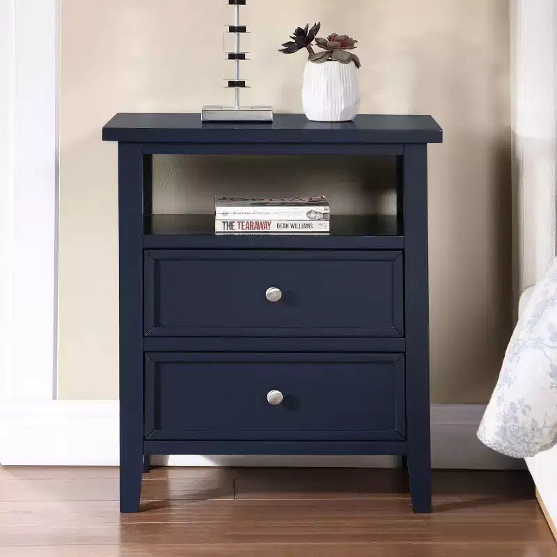 Comodino Comfort Pointe Walker blu notte