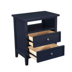 Comodino Comfort Pointe Walker blu notte
