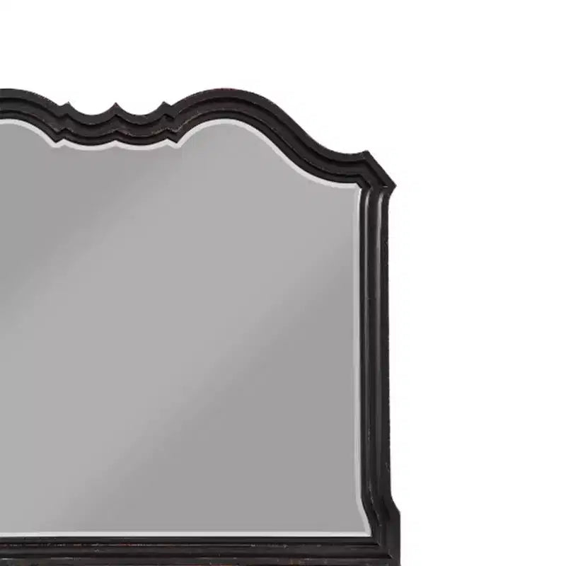Acme Furniture Chelmsford Specchio da comò, finitura anticata nera