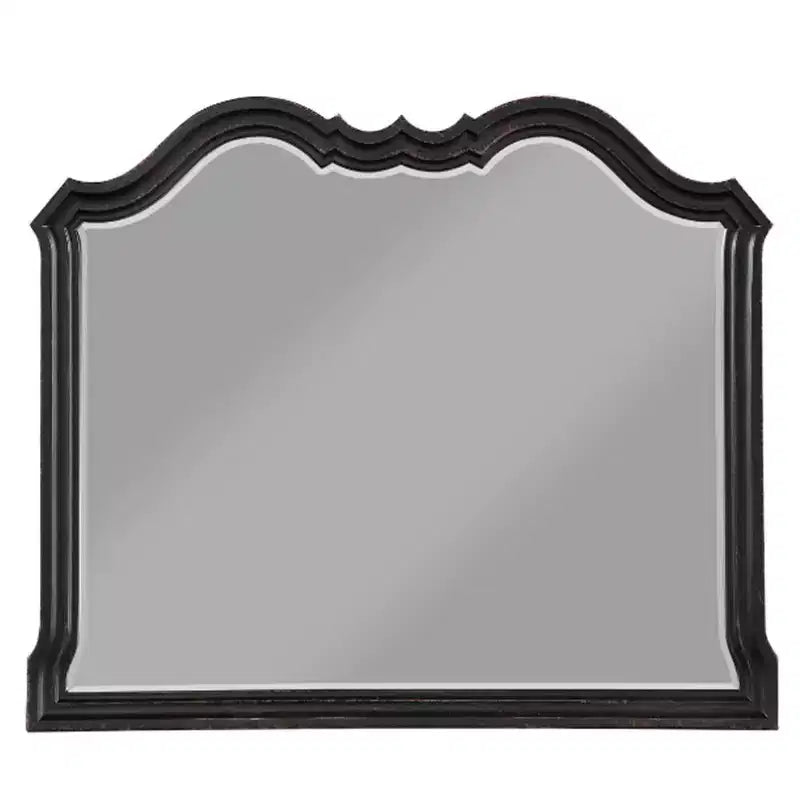 Acme Furniture Chelmsford Specchio da comò, finitura anticata nera