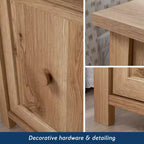 Sauder Hillmont Comodino Rovere Timber
