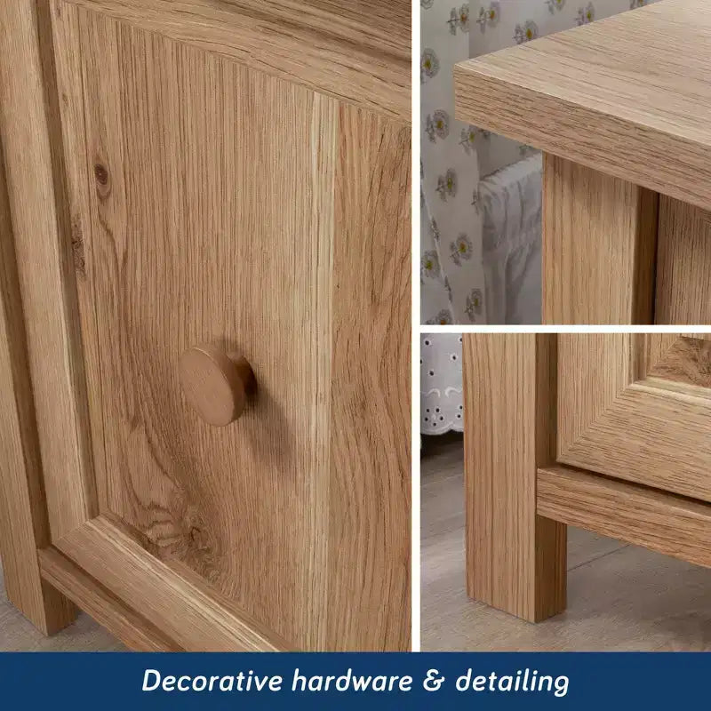Sauder Hillmont Comodino Rovere Timber