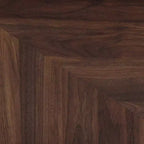 Mobile TV in Legno Graceland a 2 Ante per TV Fino a 58" Noce/Oro - Baxton Studio: Consolle Multimediale con Ripiani Aperti