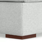 WyndenHall Marlee Pouf Grigio Nuvola