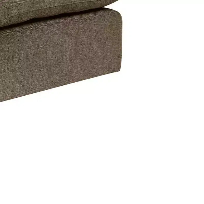 Pouf e panche Naveen da 37", lino cachi - Acme Furniture
