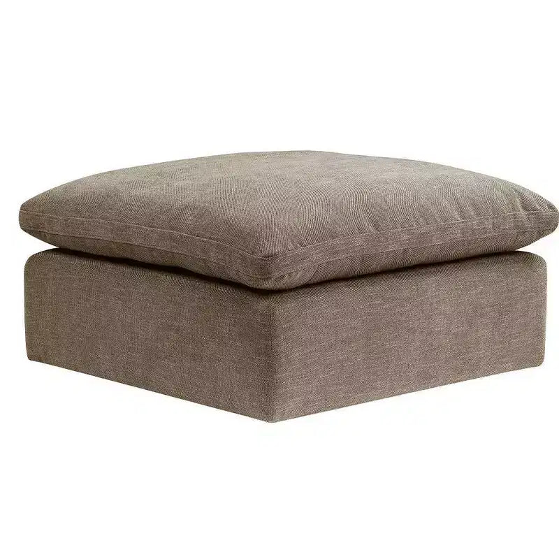 Pouf e panche Naveen da 37", lino cachi - Acme Furniture