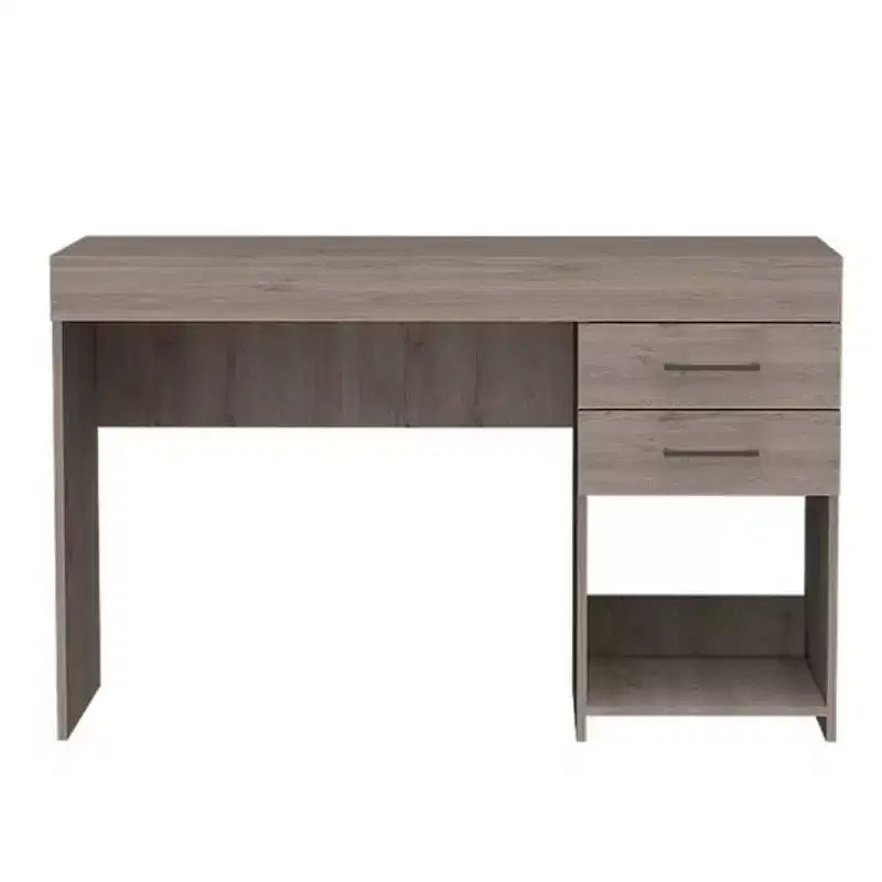Kabul Computer Desk Light Gray - Boahaus: Home Office Furniture with Storage Shelf, Wood Laminate