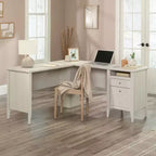 Scrivania a L Sauder Larkin Ledge color Quercia Glacier