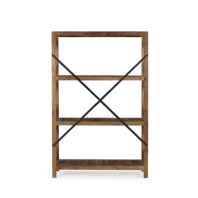 Libreria Boraam 71" Elinor naturale/nera
