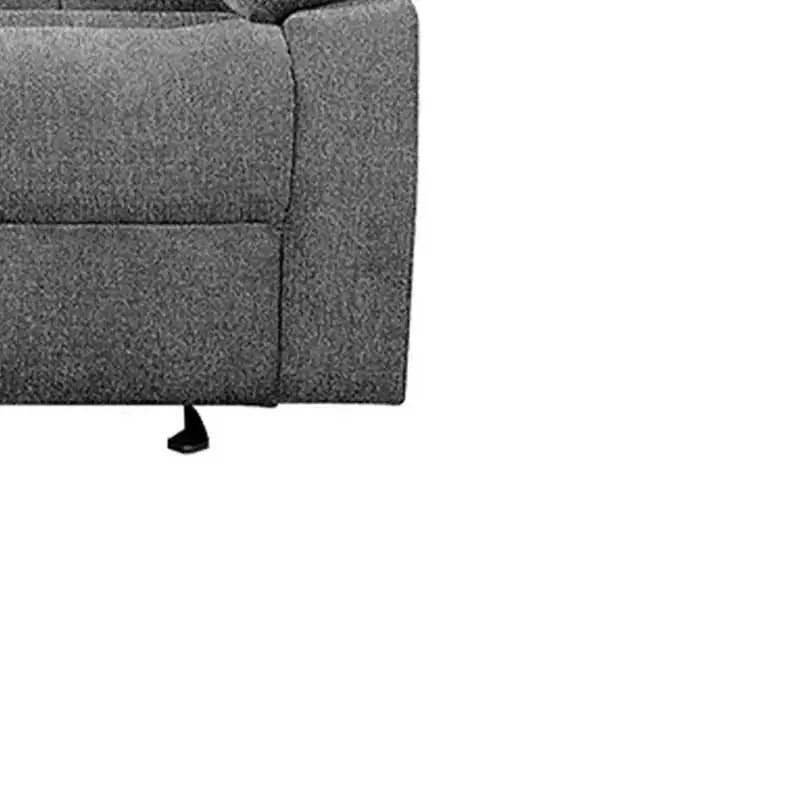 Sedia per seduta attiva Kalen da 38" in ciniglia grigia - Acme Furniture: Rivestimento in cotone, Struttura in metallo, Montaggio senza attrezzi