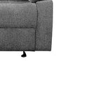 Sedia per seduta attiva Kalen da 38" in ciniglia grigia - Acme Furniture: Rivestimento in cotone, Struttura in metallo, Montaggio senza attrezzi