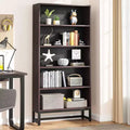 LITTLE TREE 70.87" Tall 5 Tier Bookcase Brown
