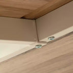 Sauder Bergen Circle Connessione a ponte per scrivania da 72" Acacia Kiln: Mobili da ufficio con cassetto, Stile costiero