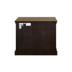 Classificatore laterale in legno tradizionale Martin Furniture Kingston marrone scuro: 2 cassetti, nessun assemblaggio, 36"L x 30"H x 23"P