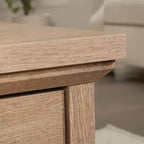 Sauder Aspen Post Coffee Table Prime Oak: Cassetto portaoggetti, Ripiano regolabile, Struttura in MDF